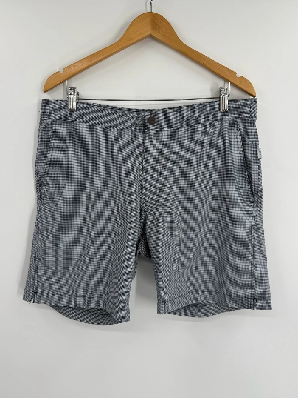 Onia The Calder Swim Trunk | Navy Check | 33